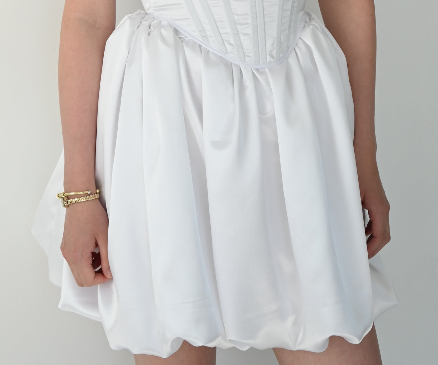 Silk Bubble Skirt