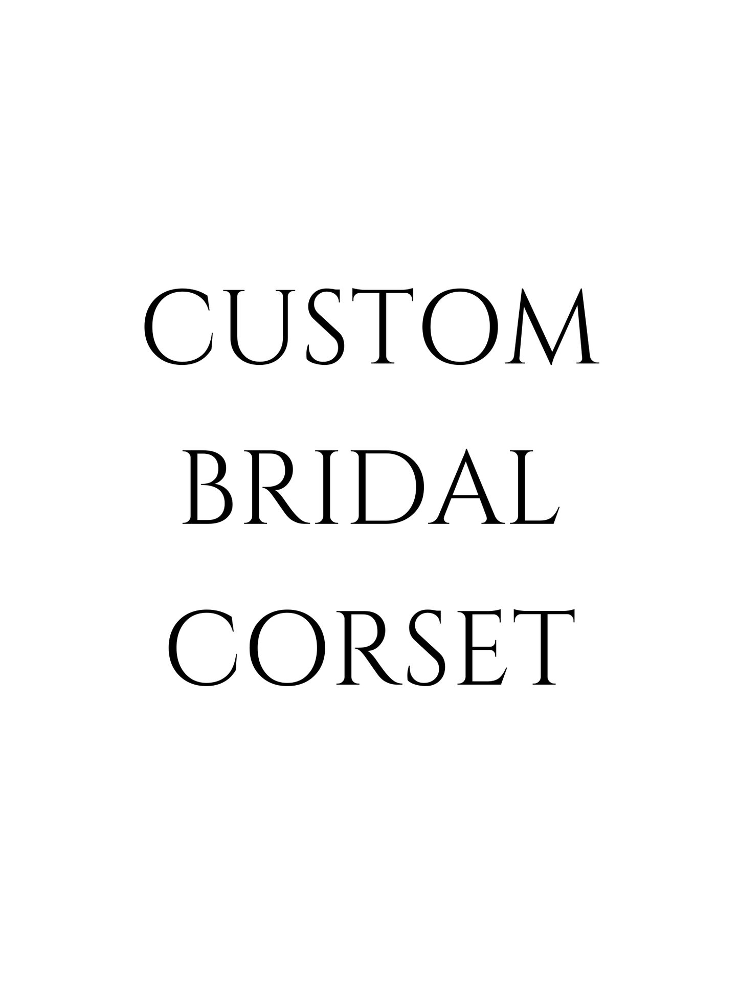 Create Your Bridal Corset