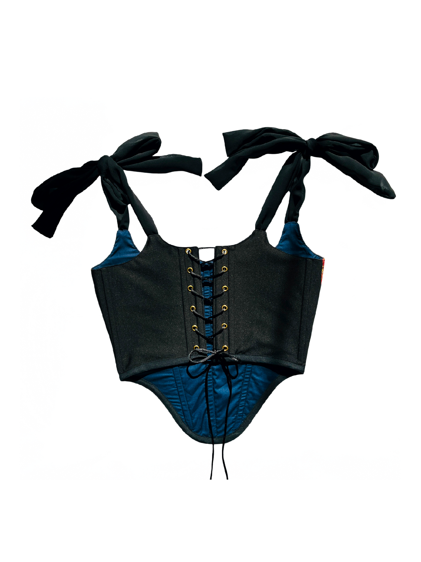 starry night corset lace up back