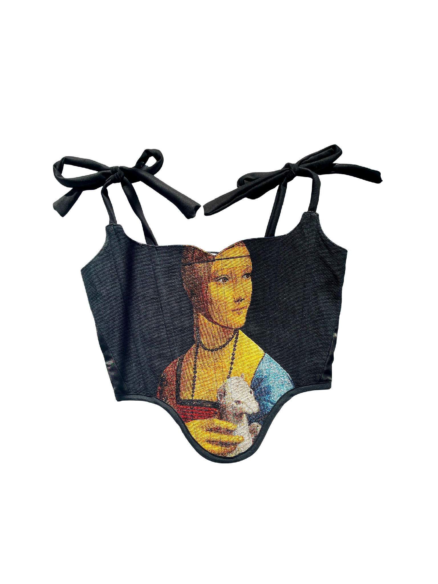 lady ermine corset top