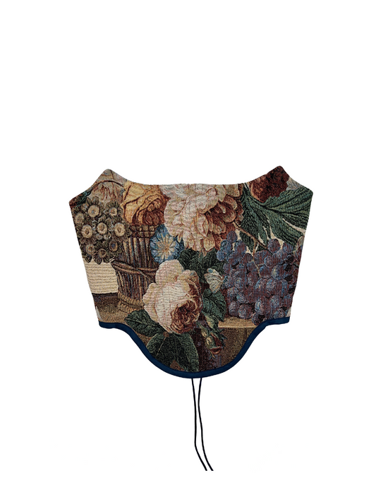 tapestry floral corset